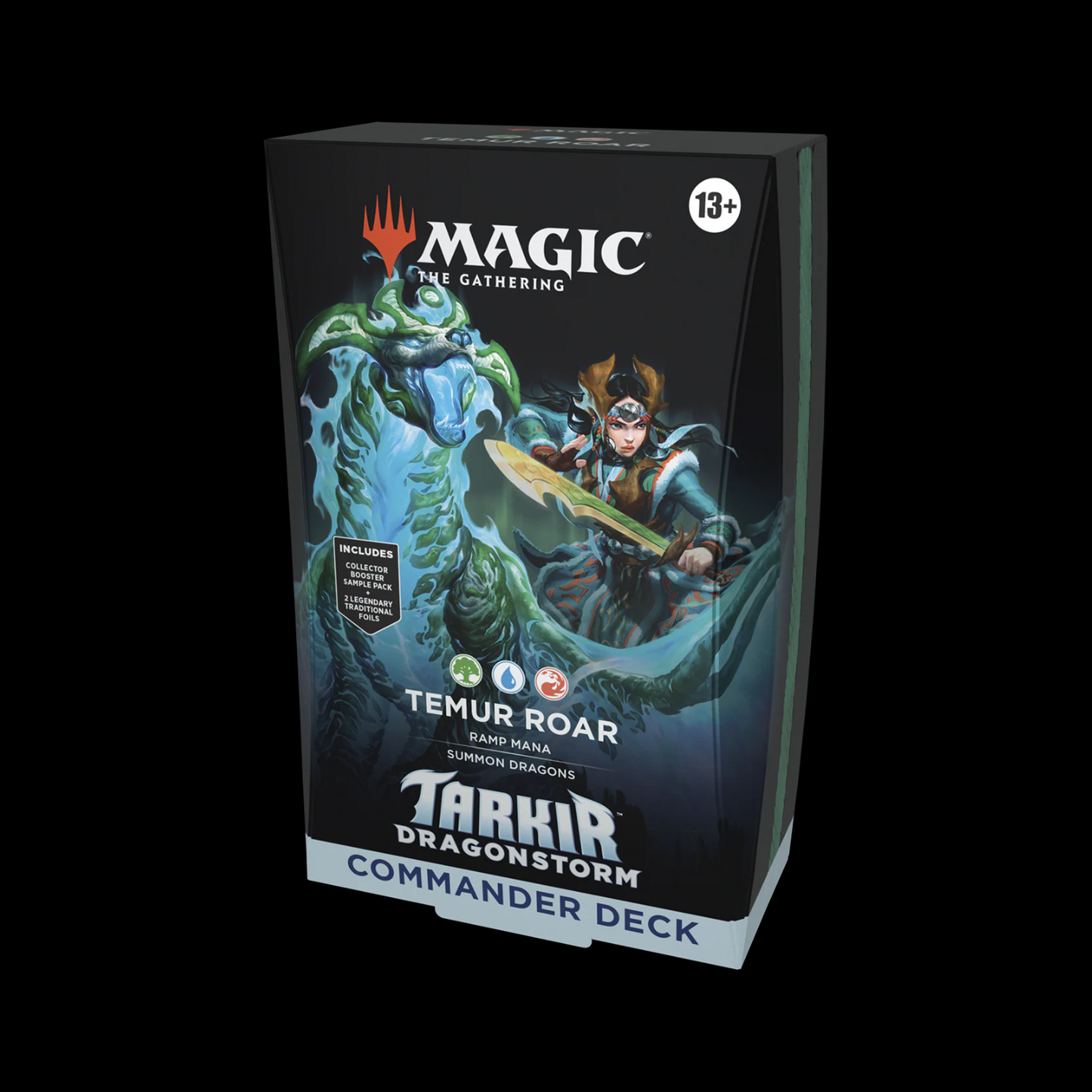 MTG Magic The Gathering Tarkir Dragonstorm Temur Roar Commander Deck