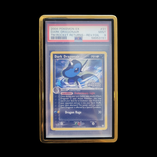Pokemon Slab Dark Dragonair 31 Reverse Holo PSA 9 Mint 2004