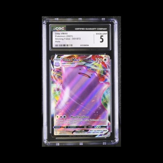 Pokemon Slab Ditto 051 CGC 5 EX 2021