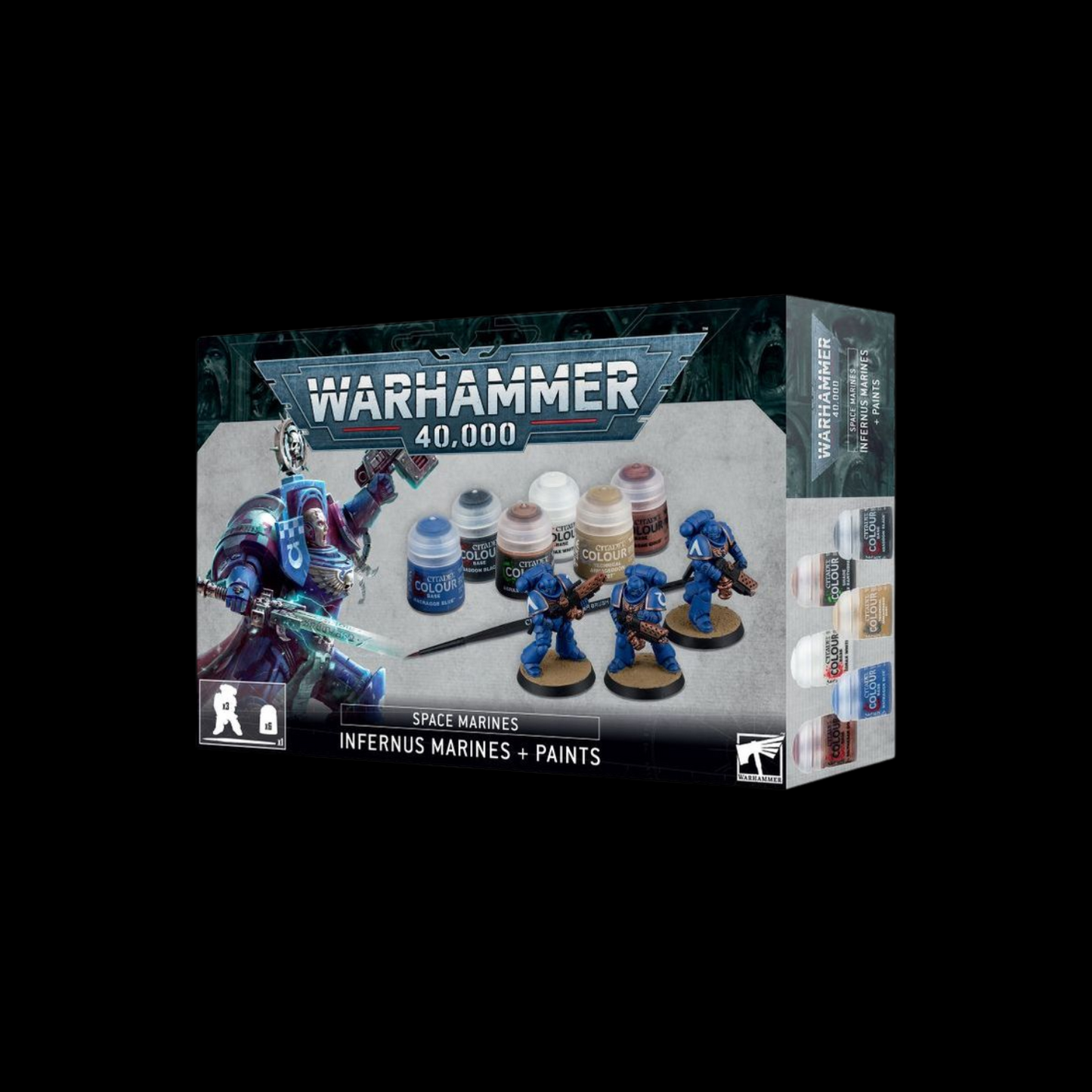 Warhammer 40K Ensemble de peinture Infernus Marines