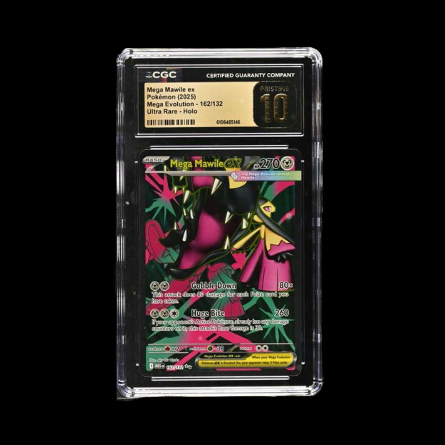 Pokemon Slab Mega Mawile 162 2025 CGC Pristine 10
