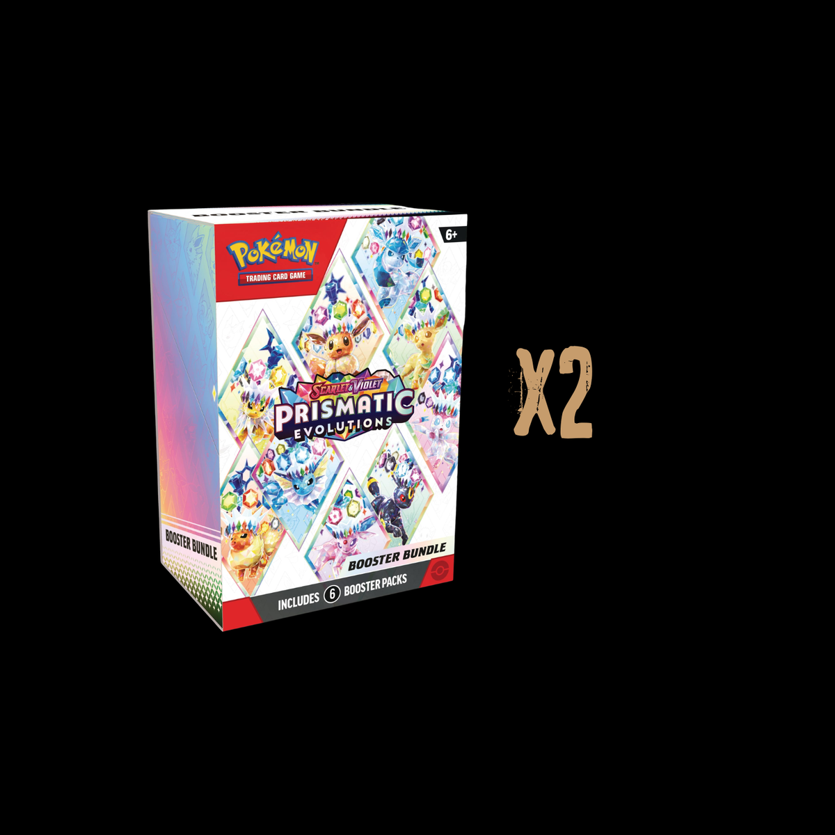 Pokemon Scarlet & Violet Prismatic Evolutions Booster Bundle
