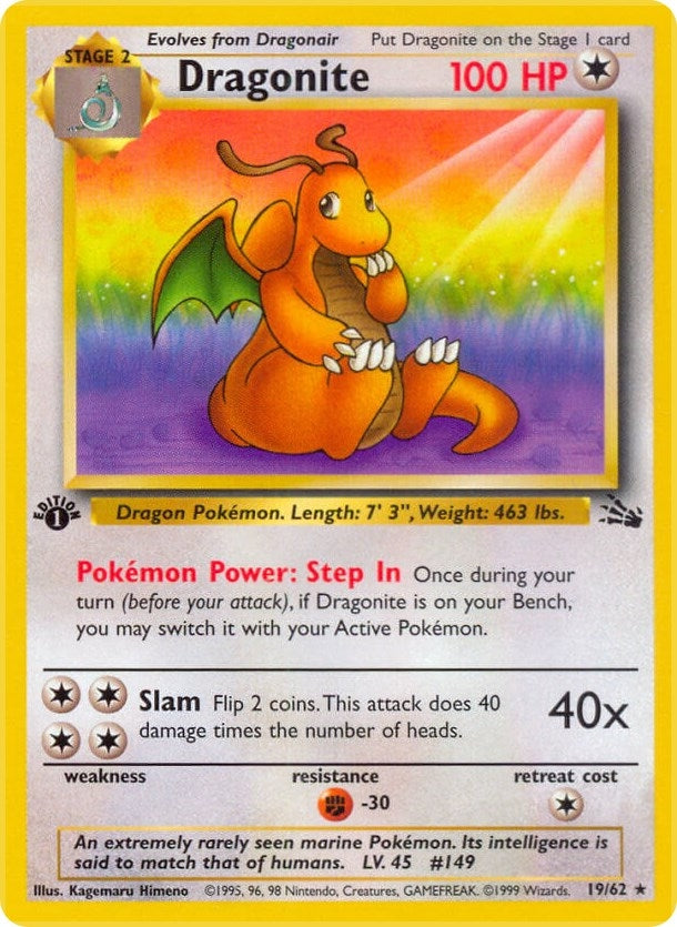 Dragonite (19) (19/62) (FO)