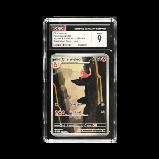 Pokemon Slab Charmeleon 169/165 CGC 9 Mint 2023