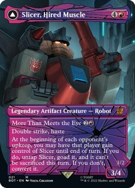 Slicer, Hired Muscle (Shattered Glass) (21) (BOT)