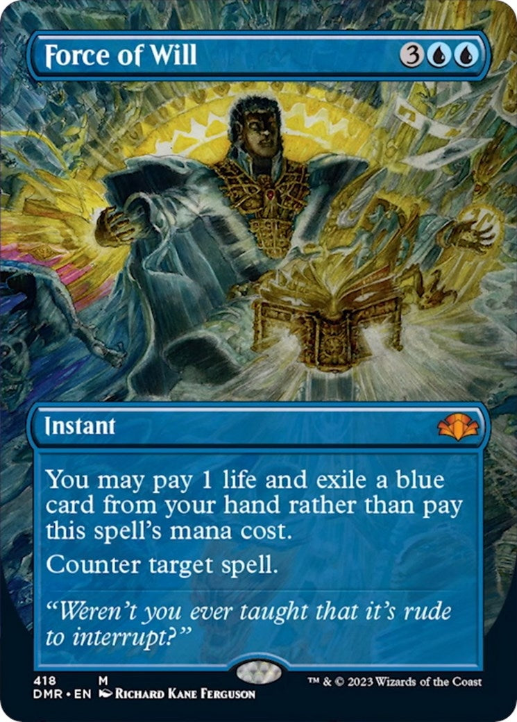 Force of Will (Borderless) (418) (DMR)