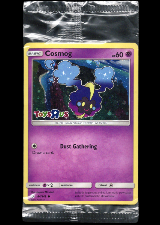 Cosmog STAMPED Toys R Us SEALED (64/149) (SM01)