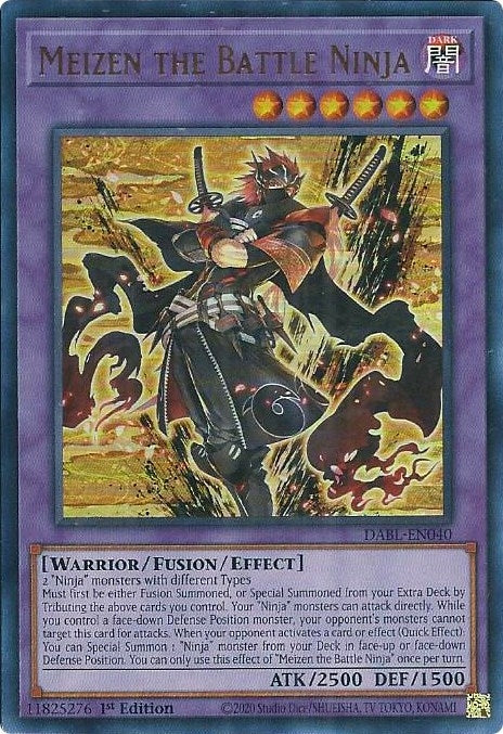 Meizen the Battle Ninja (DABL-EN040) (DABL)