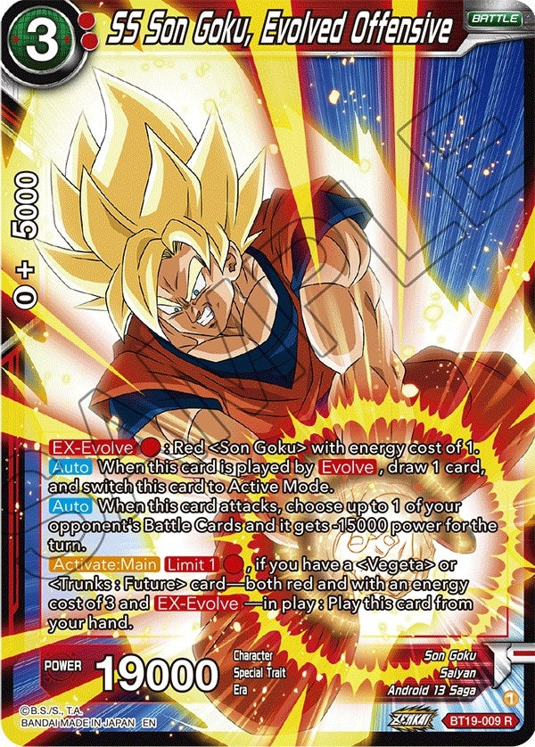 SS Son Goku, Evolved Offensive (BT19-009) (Fighter's Ambition) (DBS-B19)