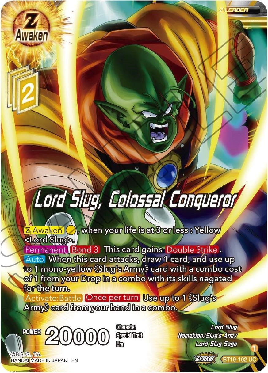 Lord Slug, Colossal Conqueror (BT19-102) (Fighter's Ambition) (DBS-B19)