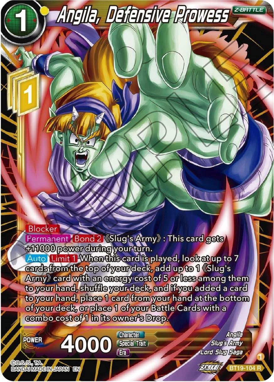 Angila, Defensive Prowess (BT19-104) (Fighter's Ambition) (DBS-B19)