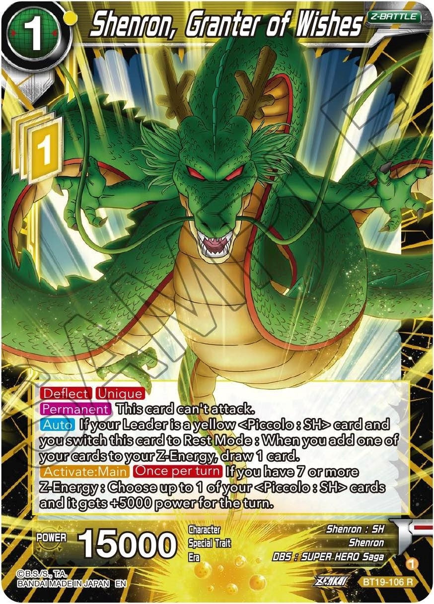 Shenron, Granter of Wishes (BT19-106) (Fighter's Ambition) (DBS-B19)