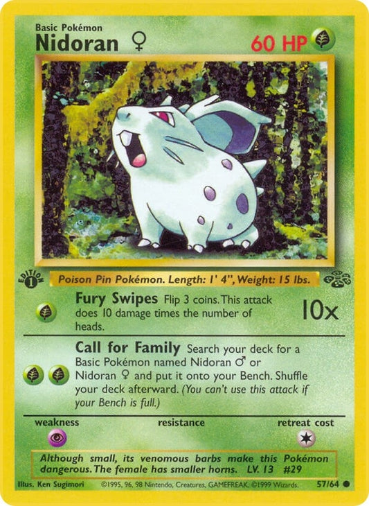 Nidoran F (57/64) (JU)