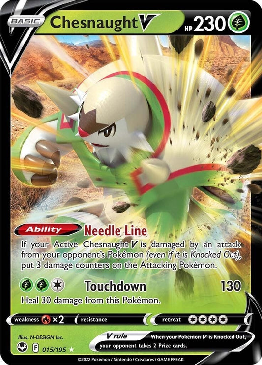 Chesnaught V (015/195) (SWSH12)