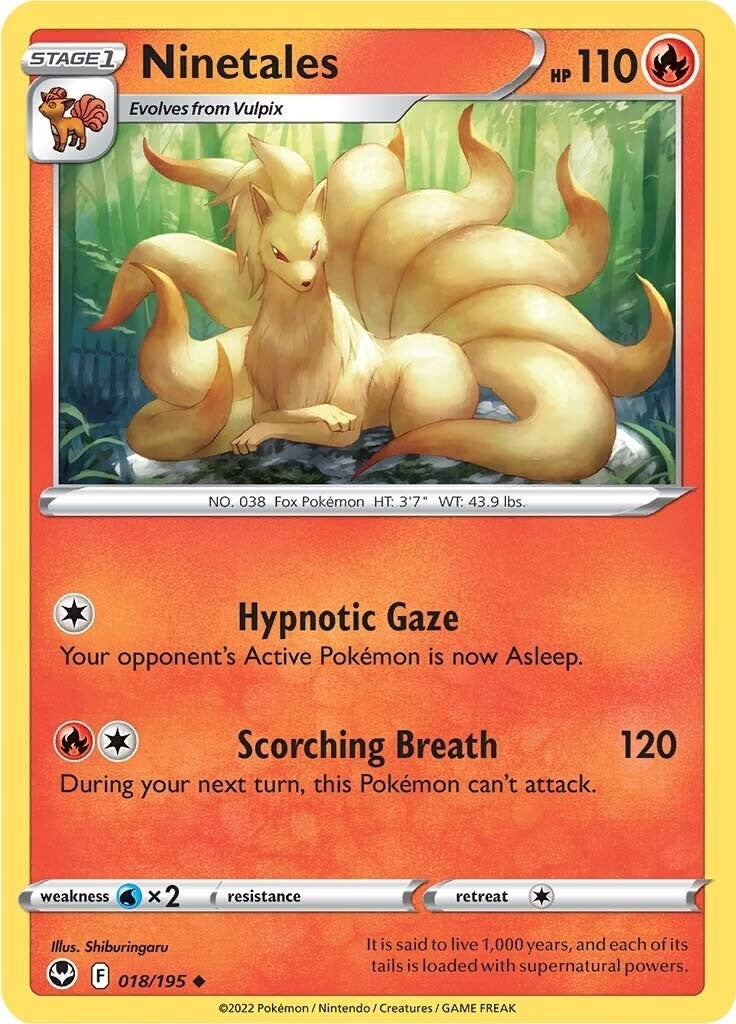 Ninetales (018/195) (SWSH12)