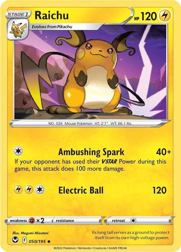 Raichu (050/195) (SWSH12)