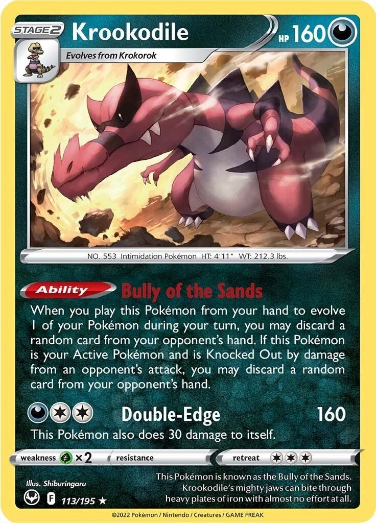 Krookodile (113/195) (SWSH12)