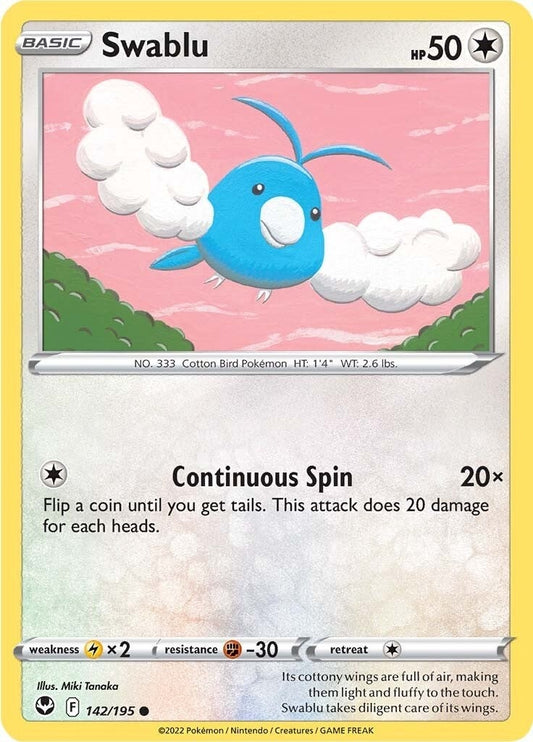 Swablu (142/195) (SWSH12)