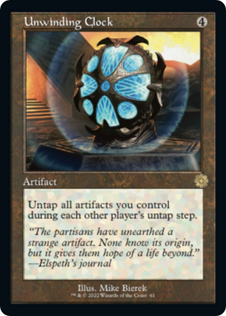 Unwinding Clock (61) (BRR)