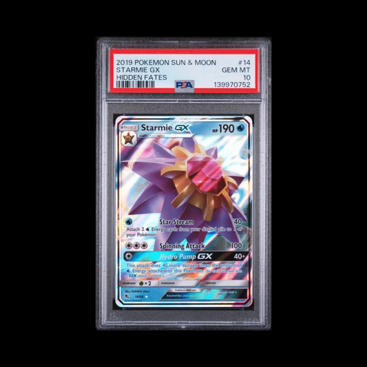 Pokemon Slab Starmie GX 14 PSA 10 Gem 2019