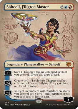 Saheeli, Filigree Master (Borderless) (294) (BRO)