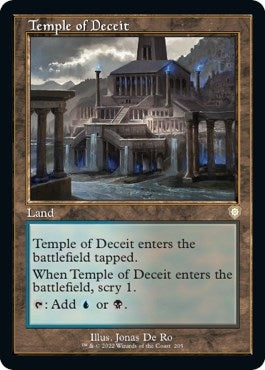 Temple of Deceit (Retro Frame) (205) (BRC)