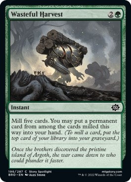 Wasteful Harvest (196) (BRO)