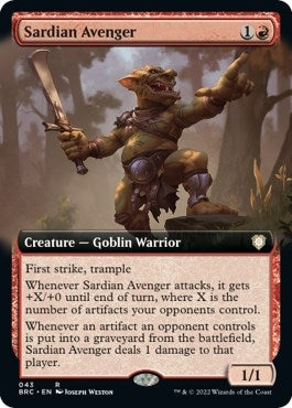 Sardian Avenger (Extended Art) (43) (BRC)