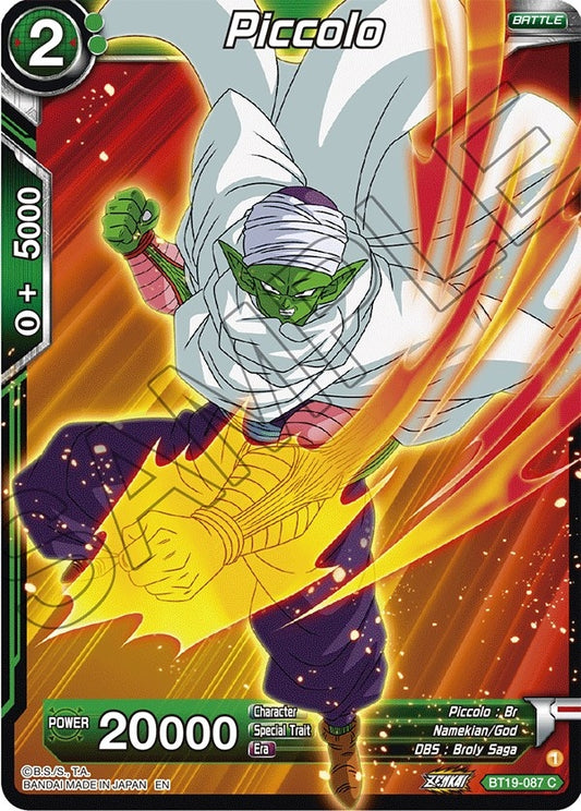 Piccolo (BT19-087) (Fighter's Ambition) (DBS-B19)
