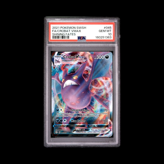 Pokemon Slab Crobat VMAX 045 PSA 10 Gem 2021