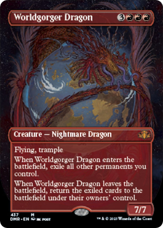 Worldgorger Dragon (Borderless) (437) (DMR)