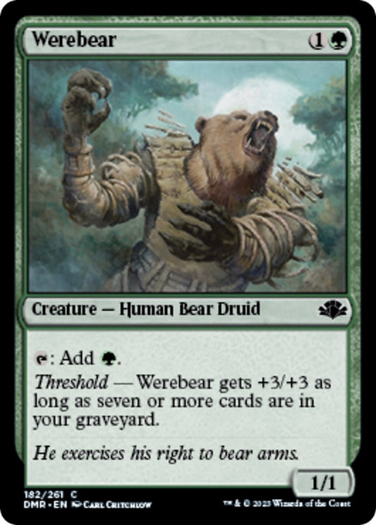 Werebear (182) (Dominaria Remastered) (DMR)