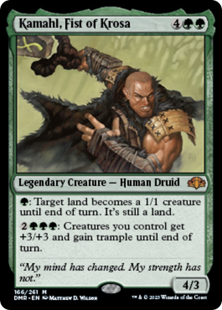 Kamahl, Fist of Krosa (166) (DMR)