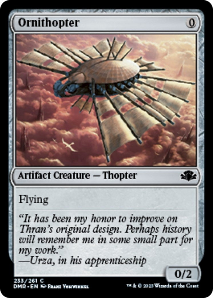 Ornithopter (233) (Dominaria Remastered) (DMR)
