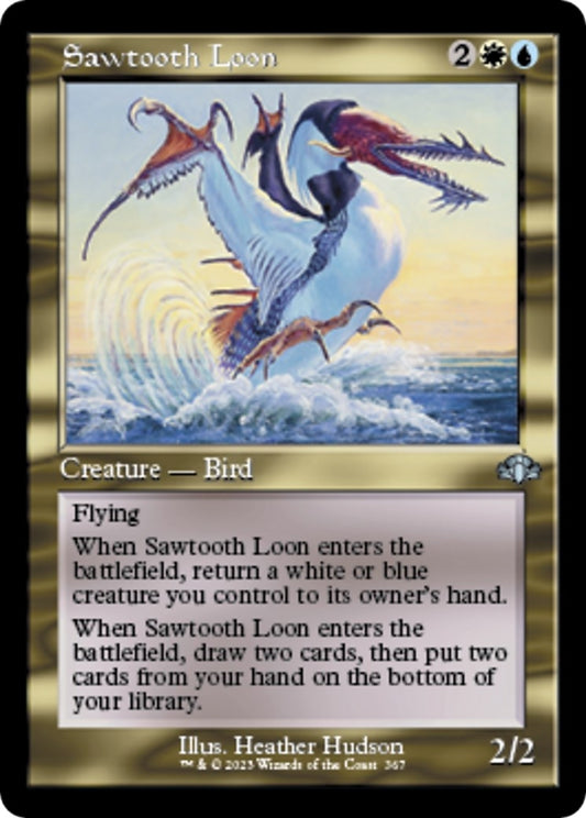 Sawtooth Loon (Retro Frame) (367) (Dominaria Remastered) (DMR)