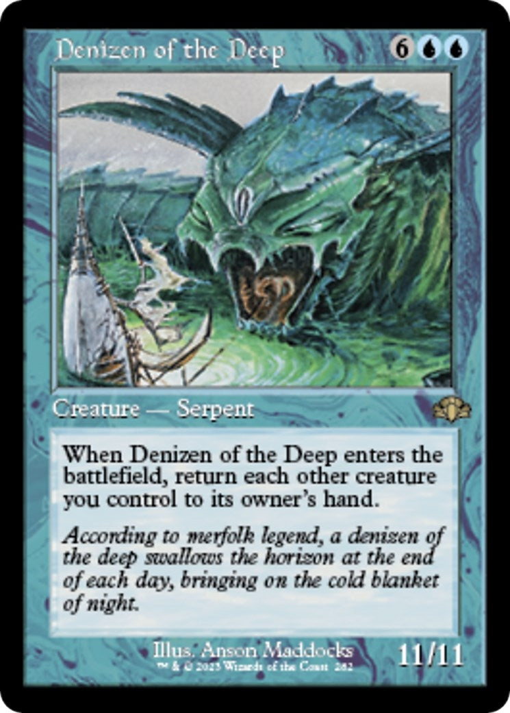 Denizen of the Deep (Retro Frame) (282) (Dominaria Remastered) (DMR)