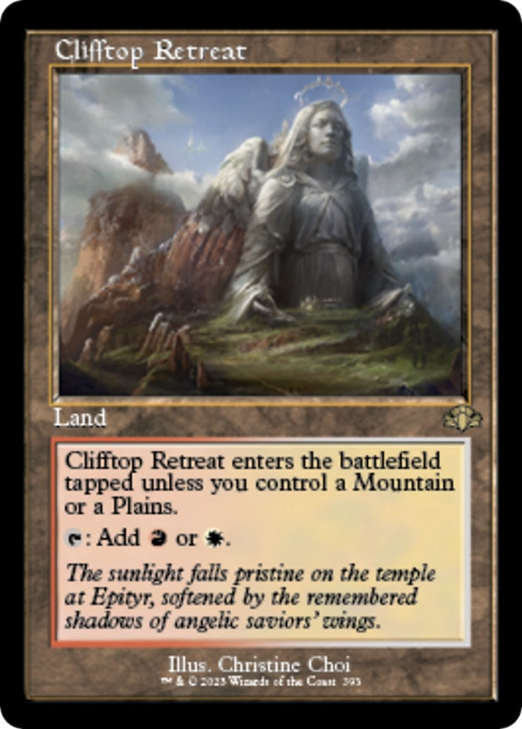 Clifftop Retreat (Retro Frame) (393) (DMR)