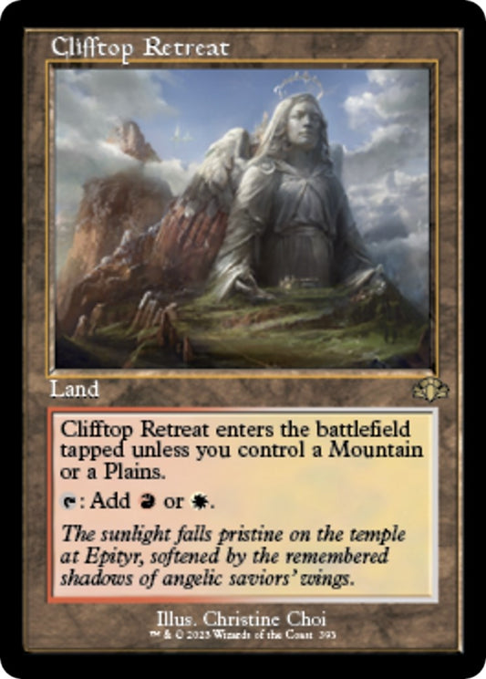 Clifftop Retreat (Retro Frame) (393) (DMR)