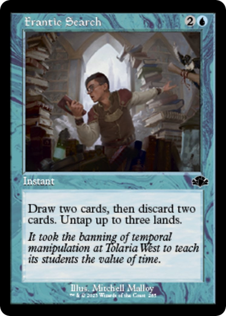 Frantic Search (Retro Frame) (285) (Dominaria Remastered) (DMR)