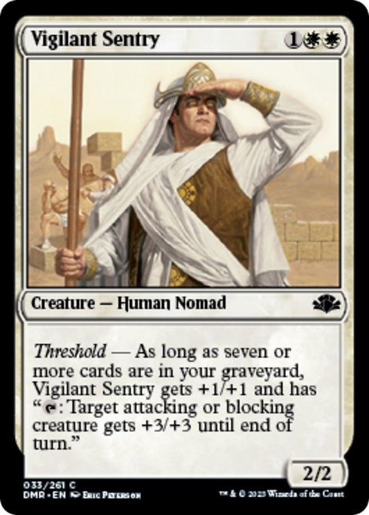 Vigilant Sentry (33) (Dominaria Remastered) (DMR)