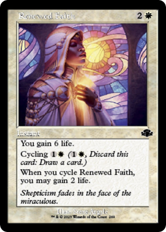 Renewed Faith (Retro Frame) (269) (Dominaria Remastered) (DMR)