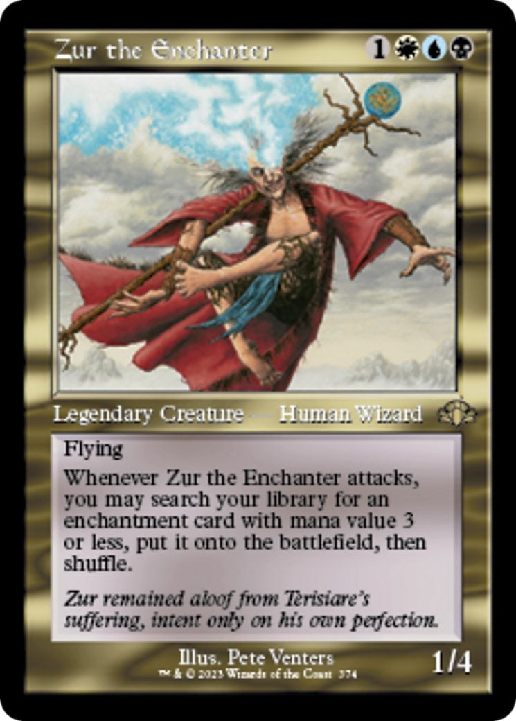 Zur the Enchanter (Retro Frame) (374) (Dominaria Remastered) (DMR)