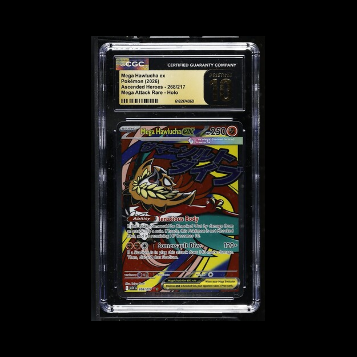 Pokemon Slab Mega Hawlucha EX 268 CGC Pristine 10 2026