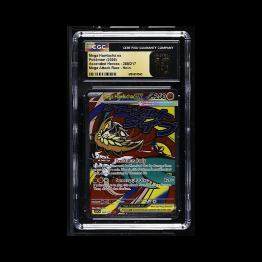 Pokemon Slab Mega Hawlucha EX 268 CGC Pristine 10 2026