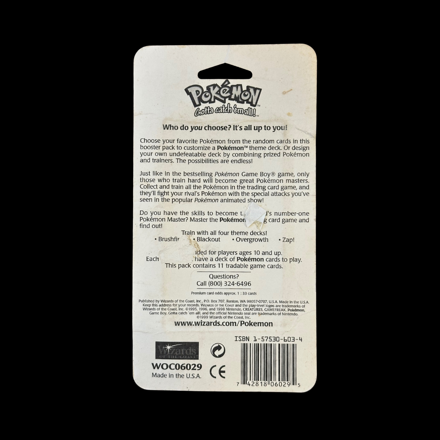 Pokemon Venusaur Base Set Unlimited Blister Pack 1999