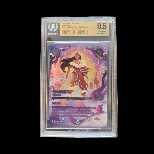 Disney Lorcana Slab Pocahontas - Peacekeeper 241 BGS 9.5 Mint+ 2026