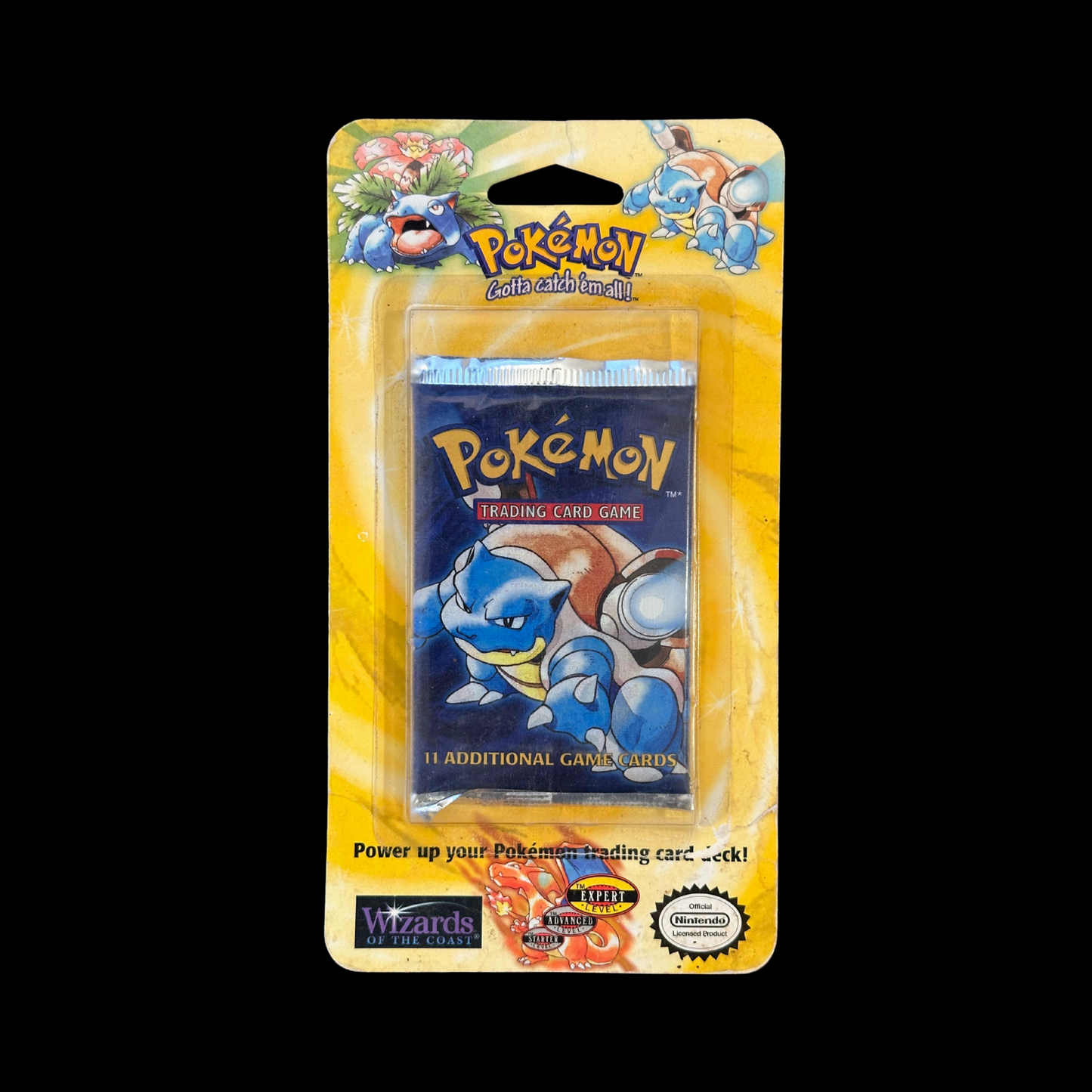 Pokemon Blastoise Base Set Unlimited Blister Pack 1999