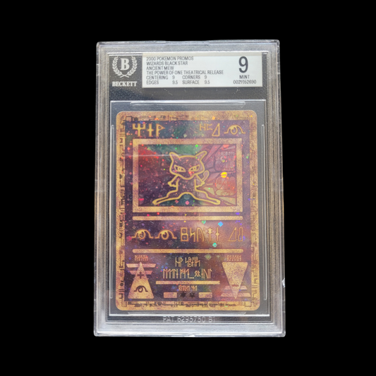 Pokemon Slab Ancient Mew Movie Promo BGS 9 Mint 2000