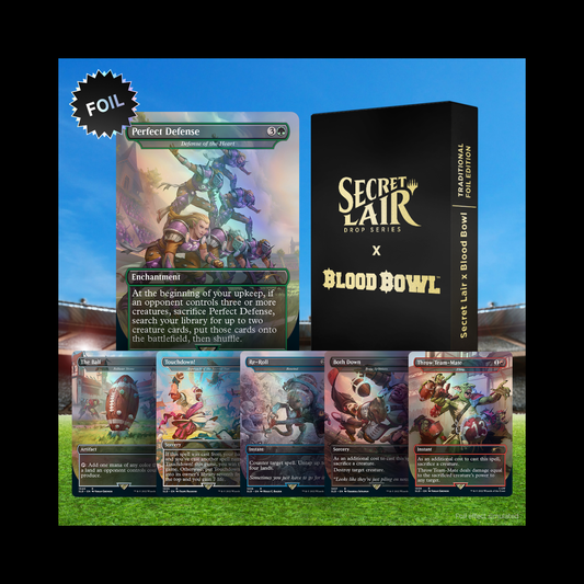 MTG Magic The Gathering Secret Lair Blood Bowl Foil Edition Sealed