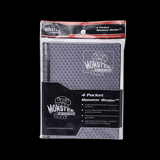 Monster Binder Holofoil Black 4 Pocket 160x Cards